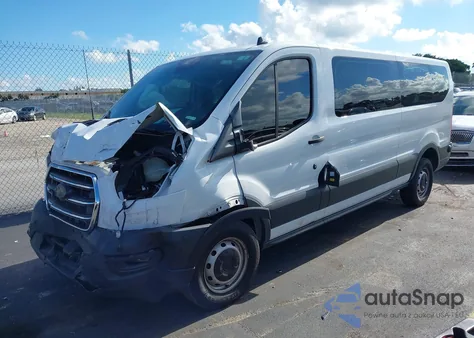 2020 Ford Transit-350 Passenger Van Xl from USA, damaged, VIN 1FBAX2Y87LKB70827